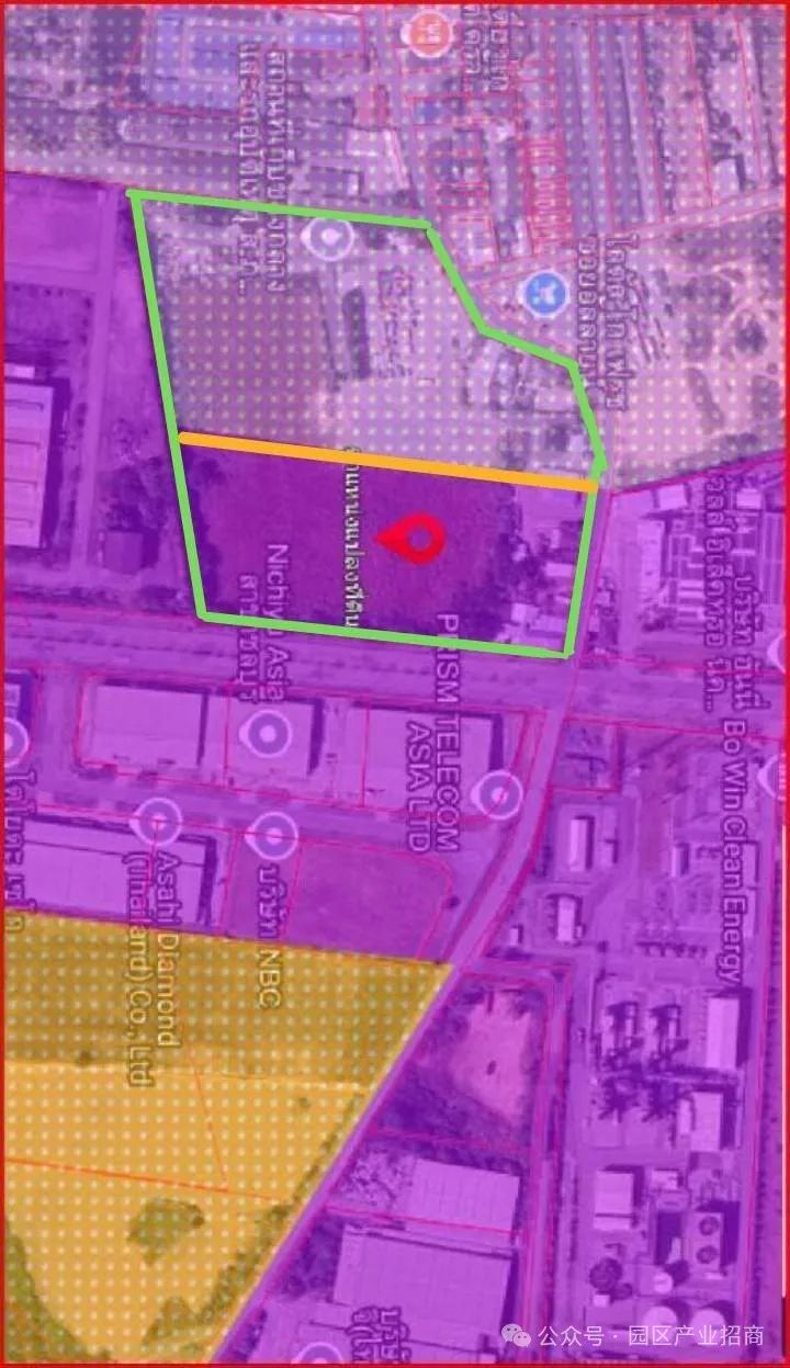 泰国春武里府【紫色区】Bowin 靠近WHA工业区 土地出售