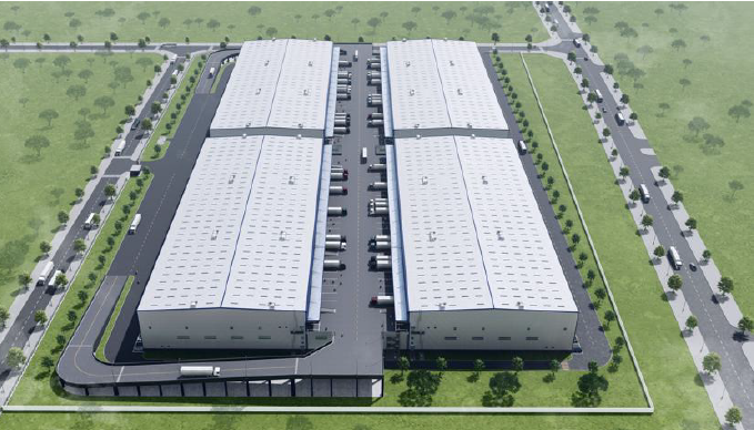 越南厂房仓库出租5000平起租 兴安省新高标双层物流仓储出租