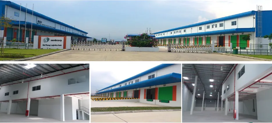 越南海防市标准厂房仓库出租  海防市越南新加坡工业区 2000平起租