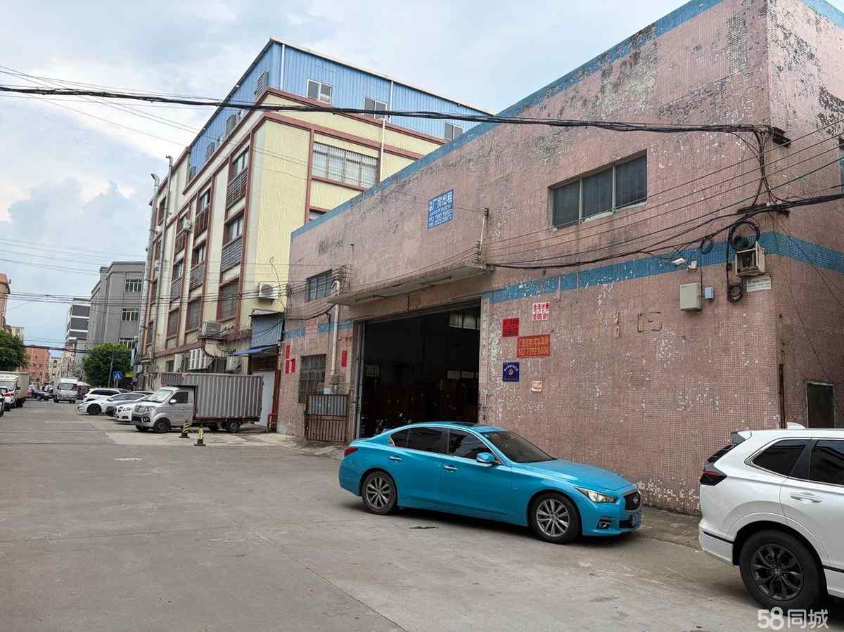 门口路宽,上海独门独院,上下货方便中山东凤东凤大道厂房出租仓1380平单层