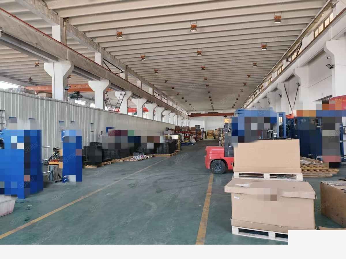 檐高10米，青岛夏庄3300平有10吨航车，大车厂房出租独门独院单层
