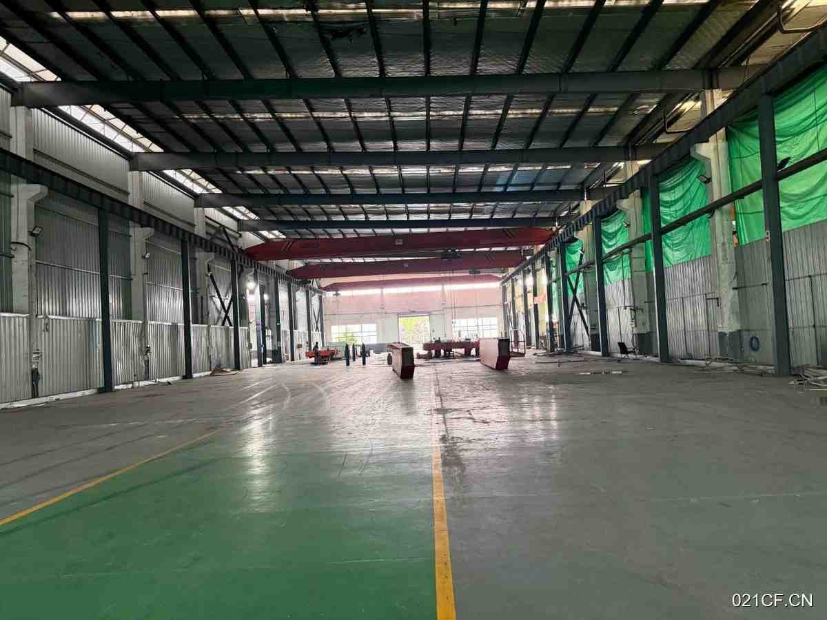 嘉兴嘉善惠民工业园区独门独院单层现房22块租1012000㎡可架行车厂房出租