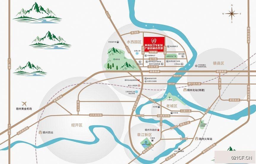 赣州章贡江西省赣州市章贡高新区水西园区创新路和金艺路交界处区标准2800元起层高75米160000㎡独栋标准厂房出售