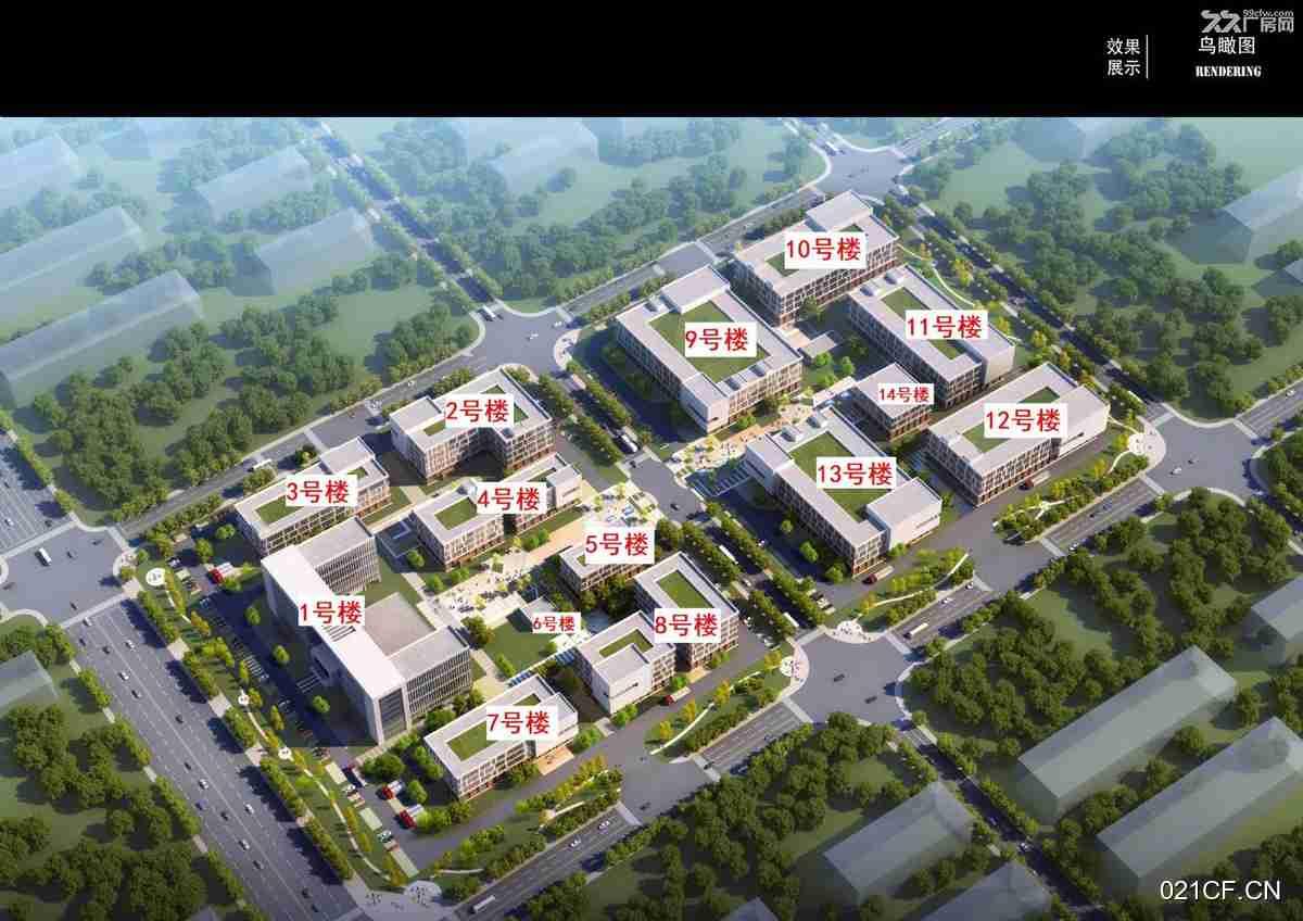九江市濂溪区鄱阳湖生态科技园科技四路与生态四路交汇处（青网）大量优质环境优美价格美丽12000㎡可分租层高7.5厂房出租