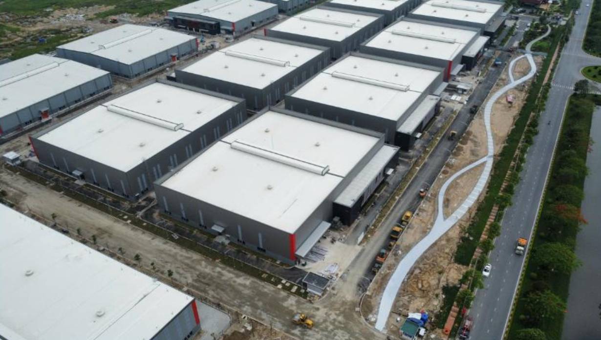 越南北宁安丰扩建工业区厂房实景