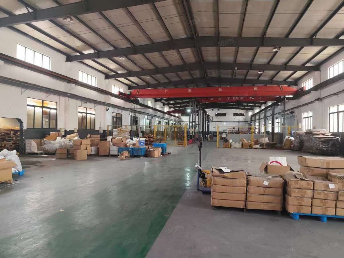 鄞州宁波横溪工业区一楼1380平高10米有行车21元厂房出租,配套完善