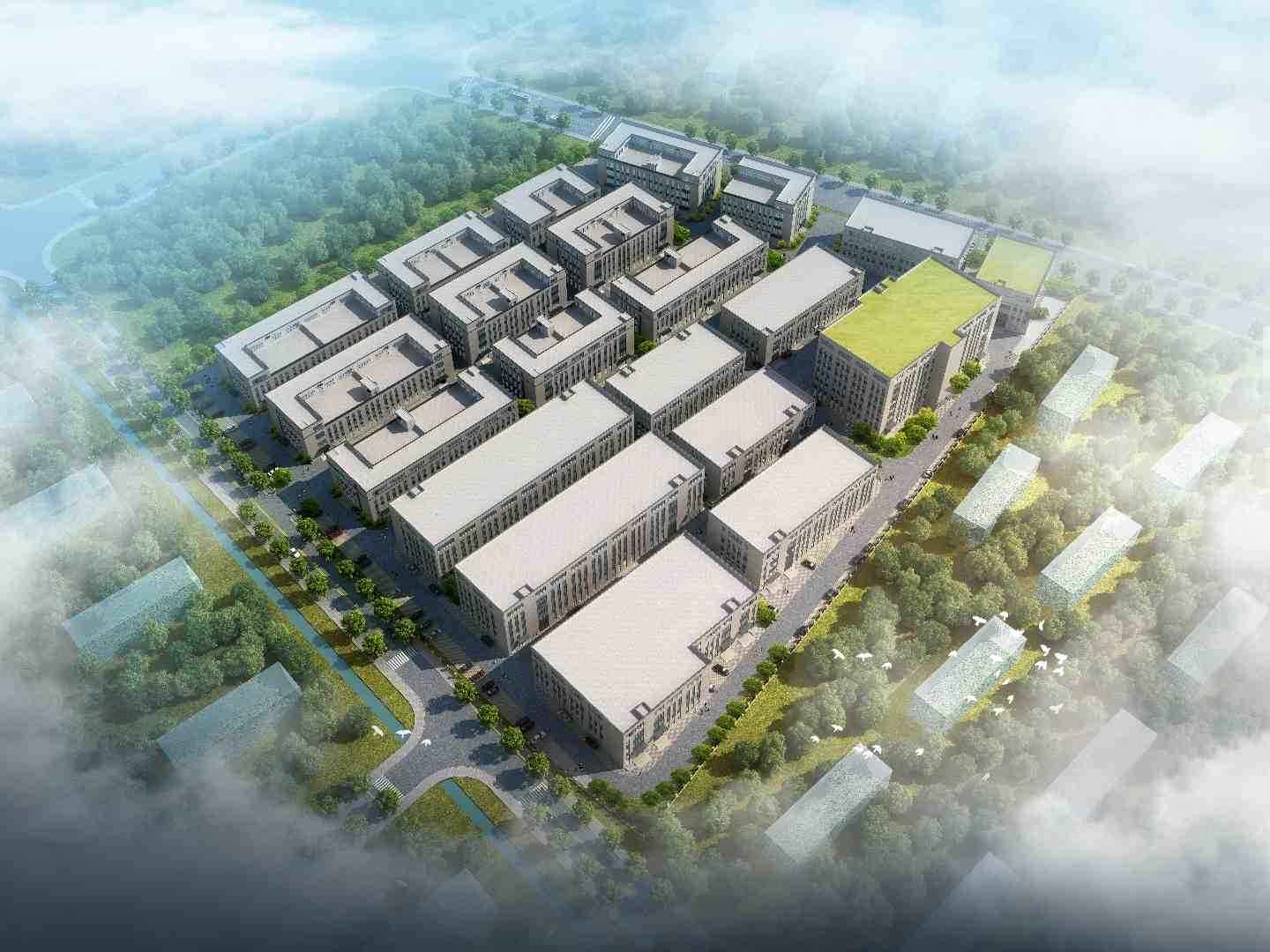 中南高科仙居新能源关键装备产业园项目效果图
