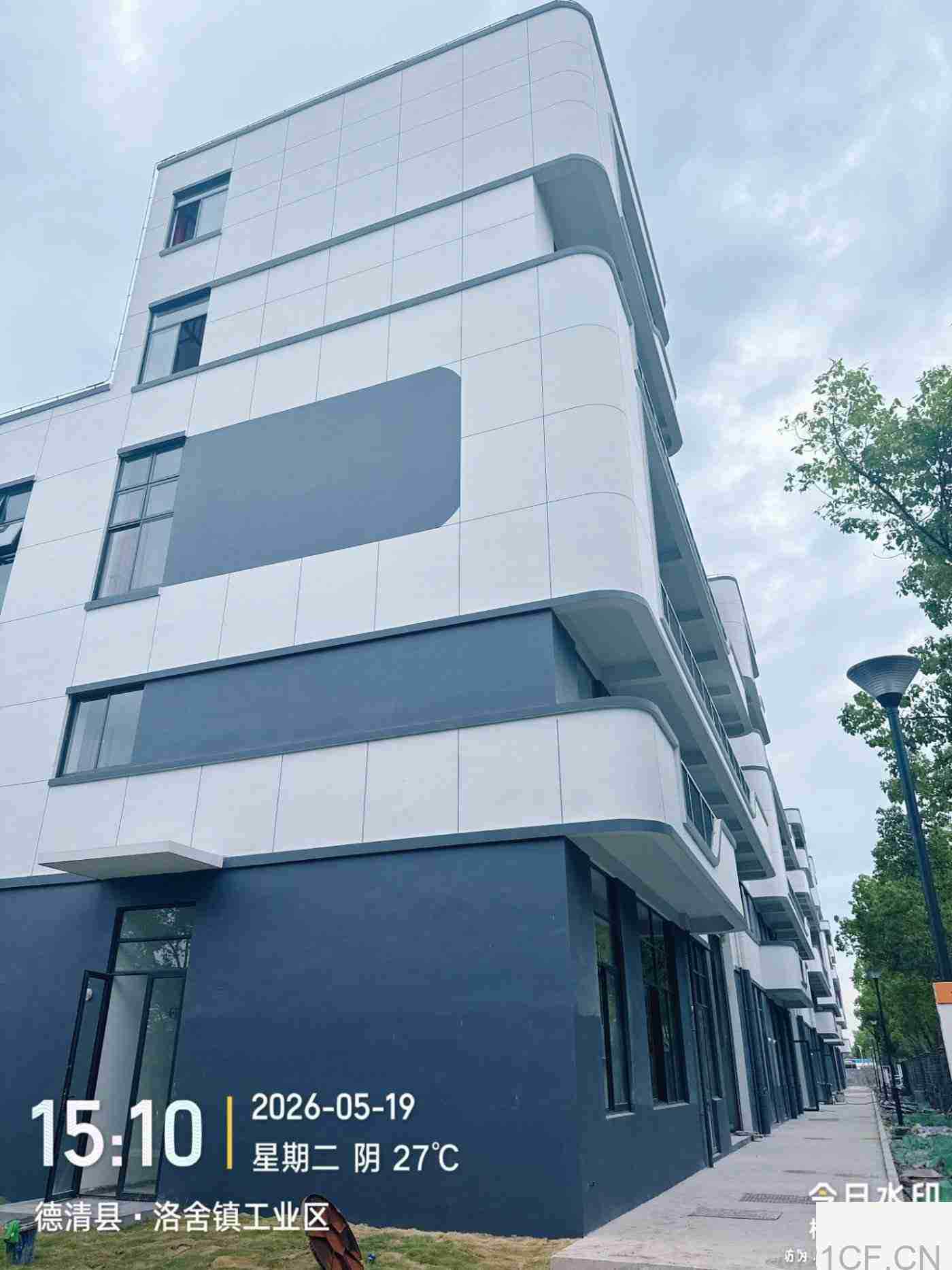 余杭杭州3861㎡ 独栋二层火车头（层高8米无亩产税要求，可办环评消防-勾庄厂房出售，首层8米层高