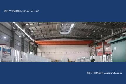 开发区湖州 乾元开发区2000方单层钢架带行车厂房出租，首层15米层高
