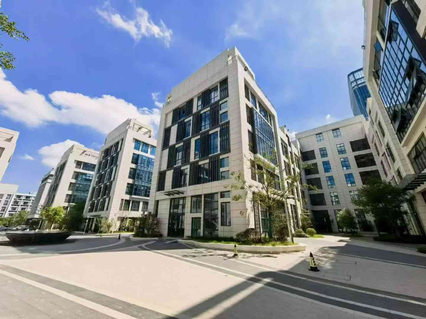 合肥政务区旁独栋楼宇细节