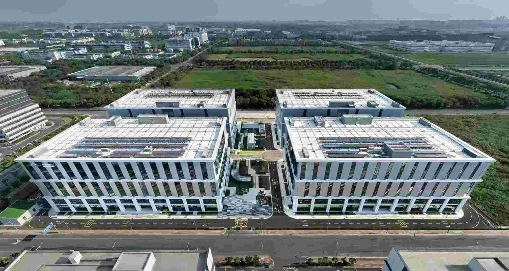 苏州吴中康桥生命科学园园区鸟瞰图